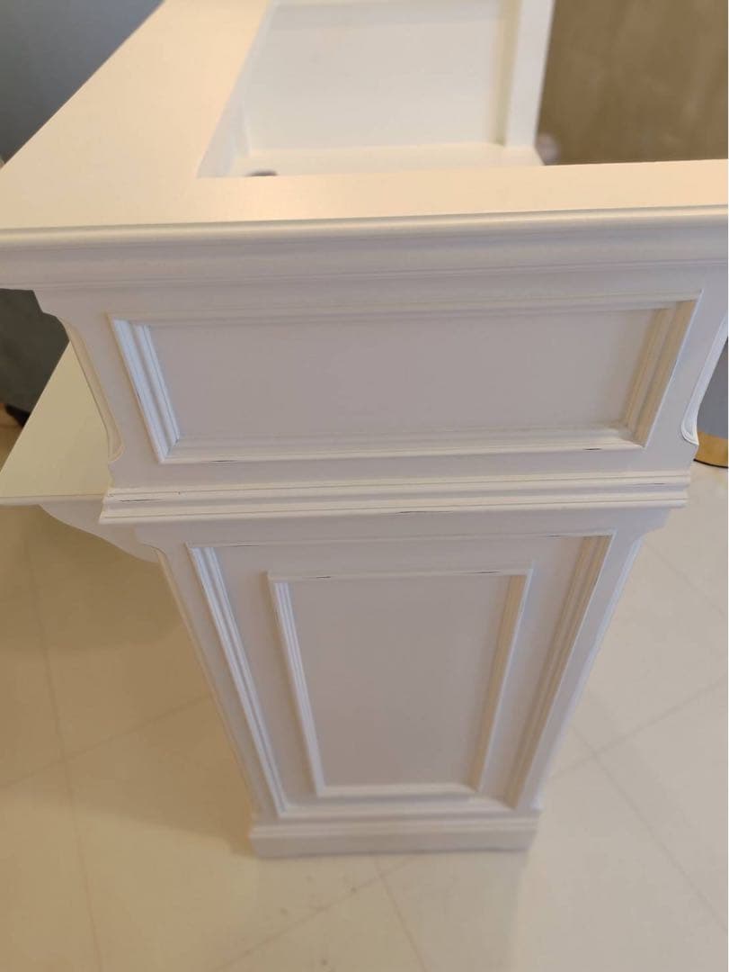 カウンター　白　アンティーク