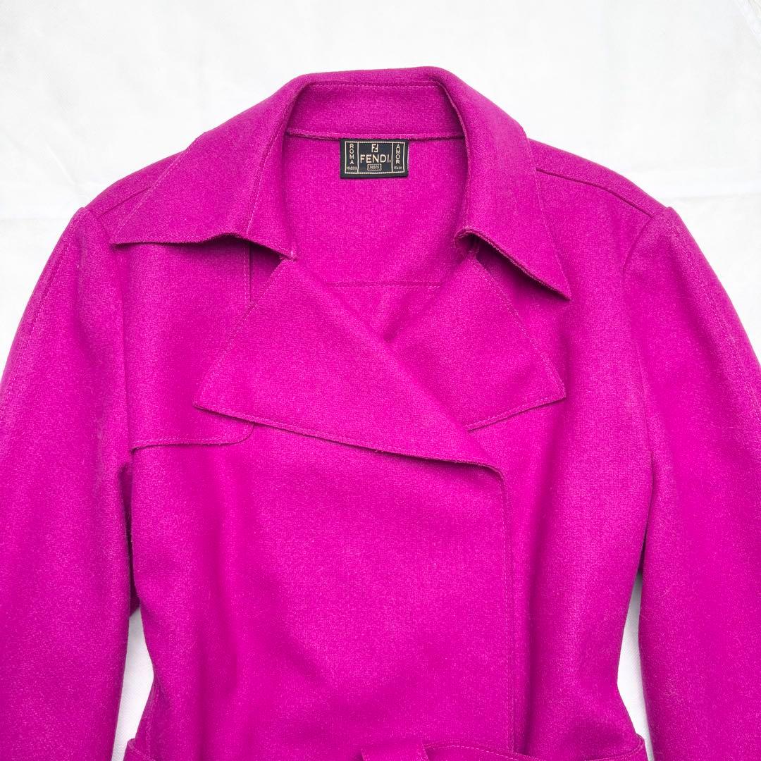 フェンディ ダブルフェイス ハーフコート FFベルト