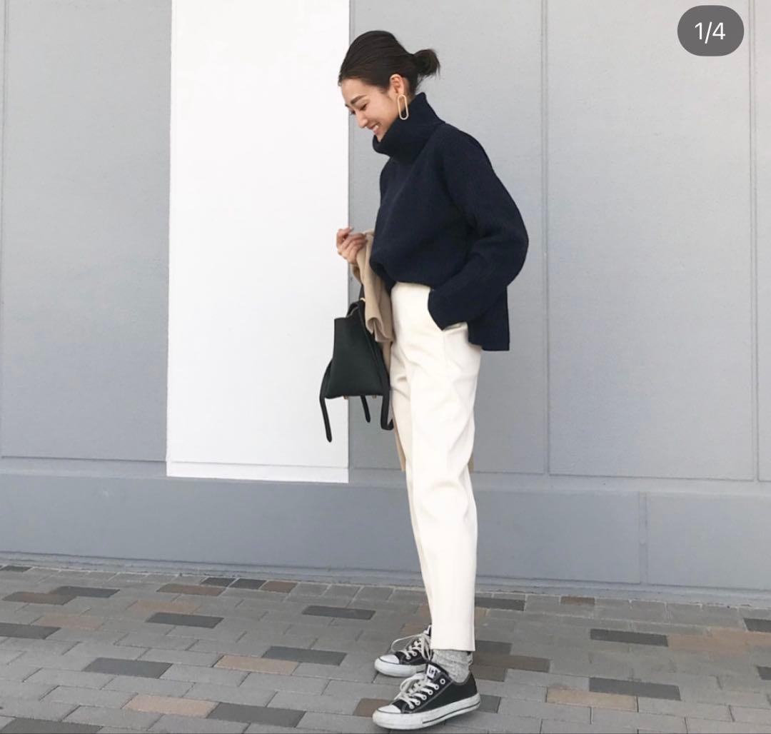 新品タグ付きドゥーズィエムクラス　ホワイトウールパンツ