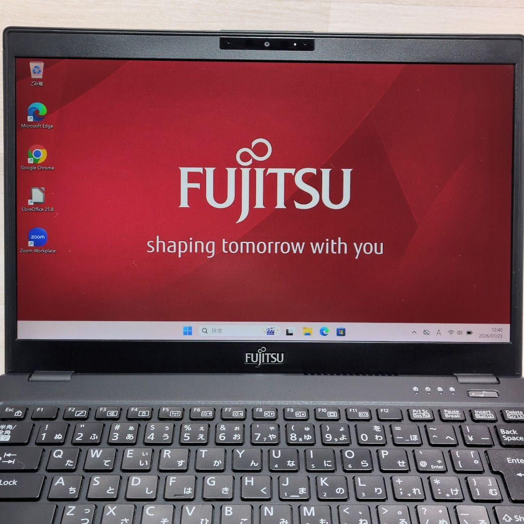 富士通 第10世代 i5 8GB 256GB 13.3 FHD P025