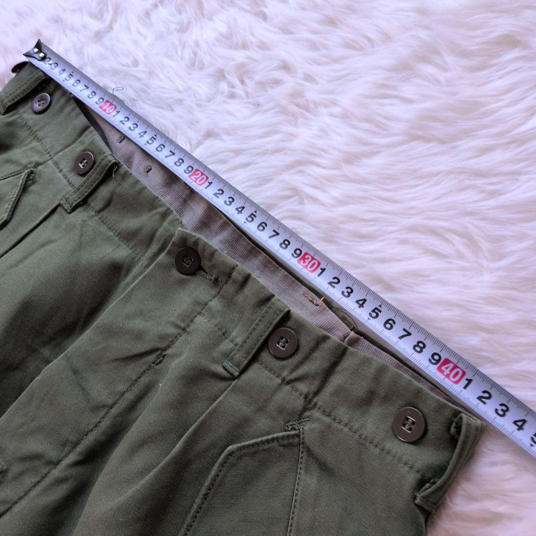 TA✨菅田将暉着用✨実物★スウェーデン軍★M-59カーゴパンツ★W86★グ