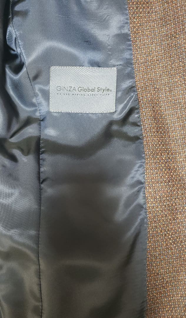 ロロピアーナ カシミヤ混ウール ダークブラウン テーラードジャケット