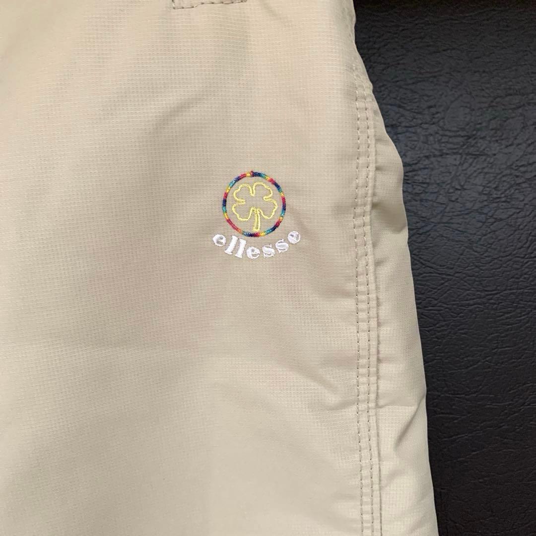 ellesse ベージュ スキーウェア 上下グローブセット