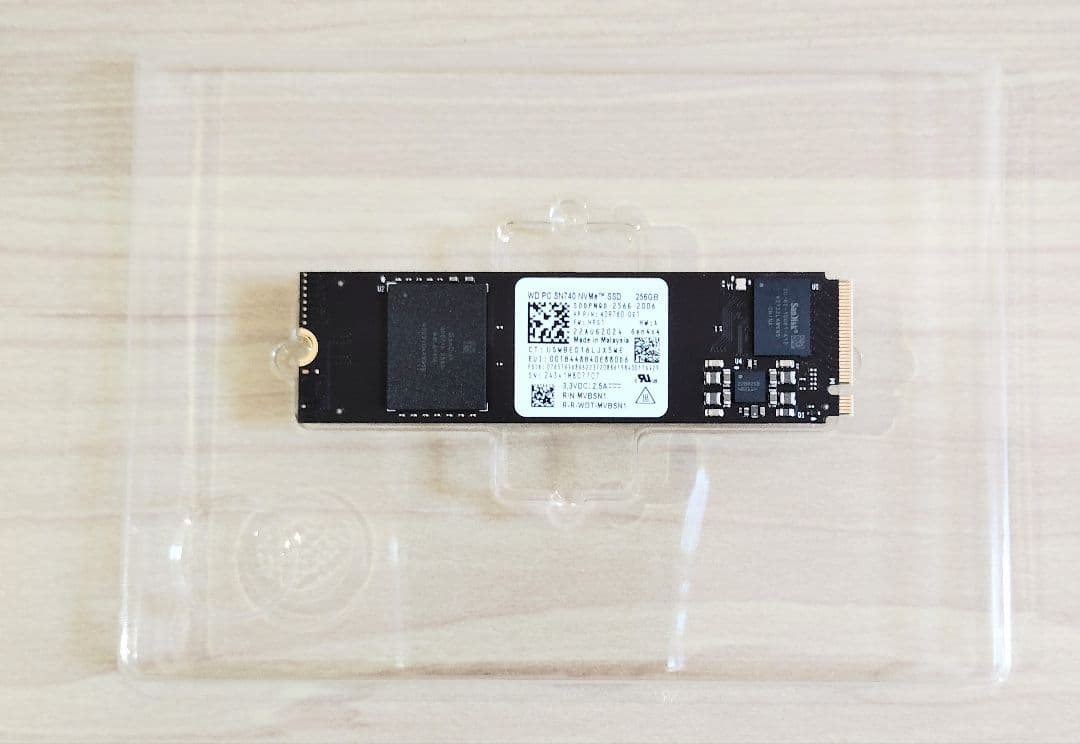 ☆SSD値上り中！WD SN-740 /SSD M.2 SATA 256GB