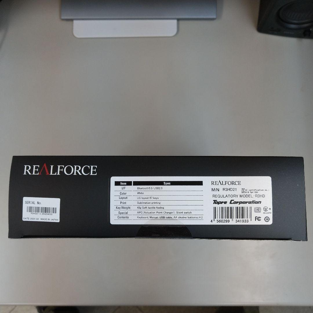 REALFORCE R3HD21東プレ リアルフォース