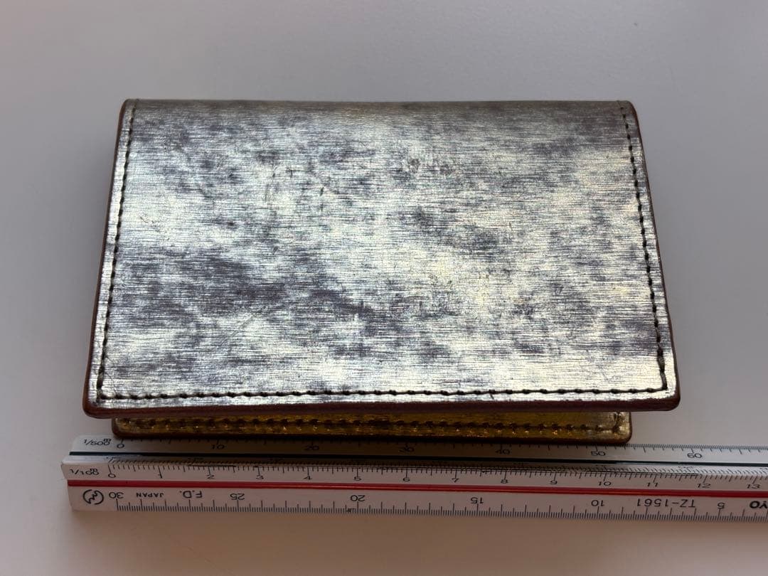 PORTER/カードケース/フォイル/ゴールド/名刺入/パスケース/レザー/箔押