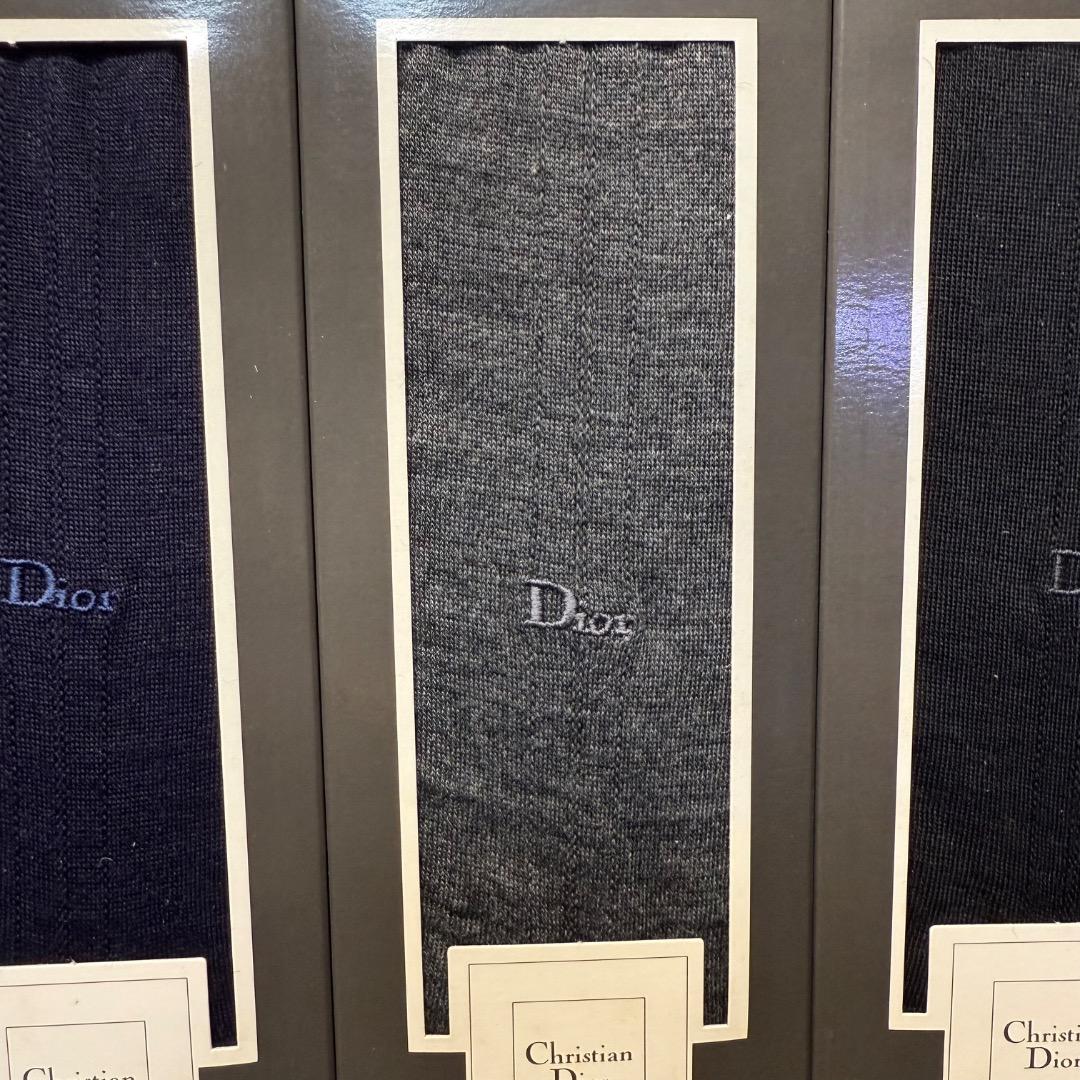 ◉H裏左横1004 未使用保管品 Christian Dior 靴下 6点まとめ