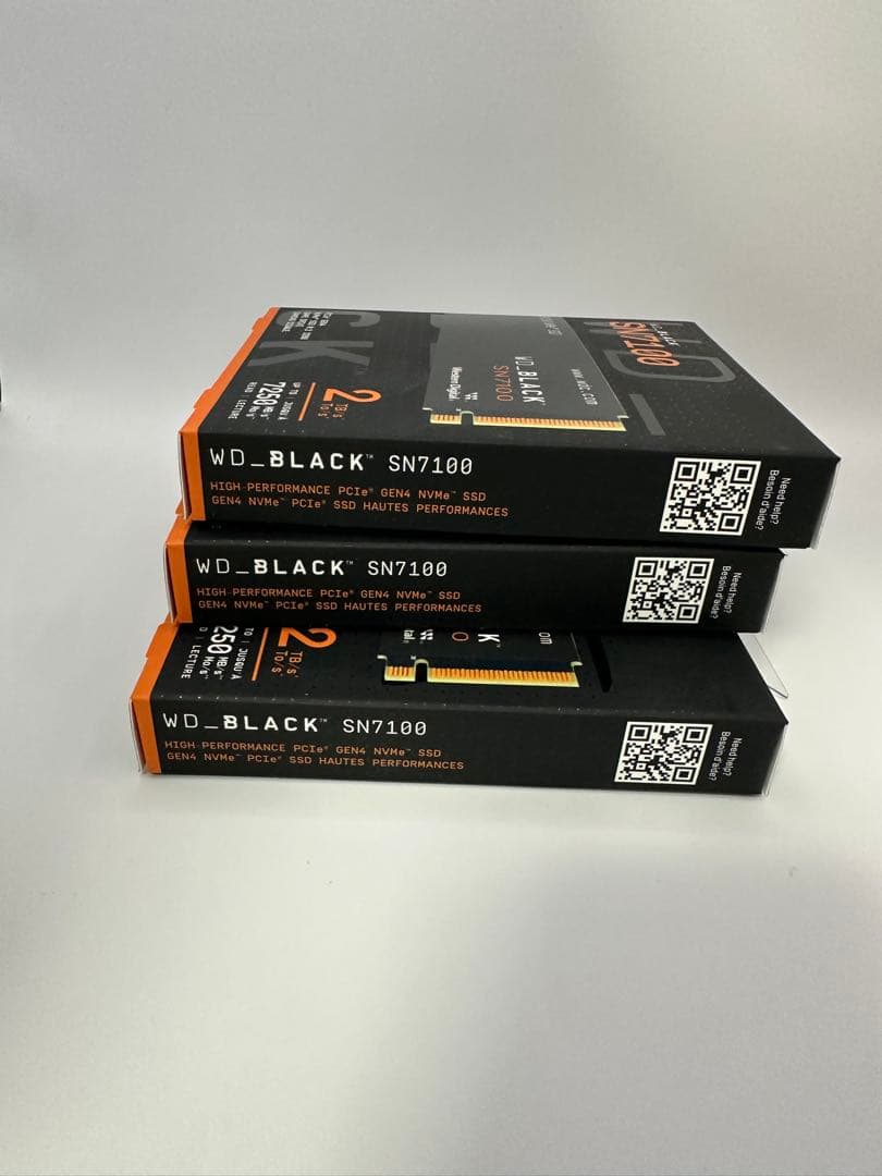 新品3個セット ウエスタンデジタル WD BLACK SN7100 2TB