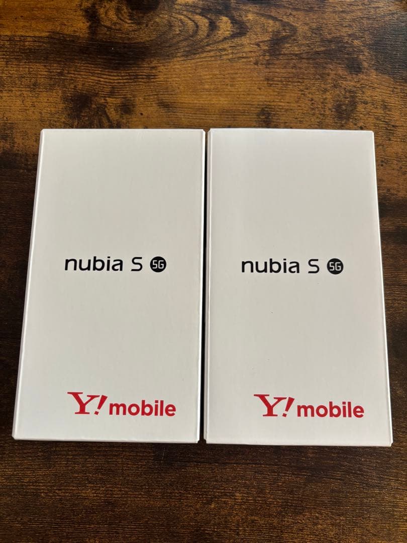 nubia 5G Ｙ!mobileホワイト・ブラック本体2台セット