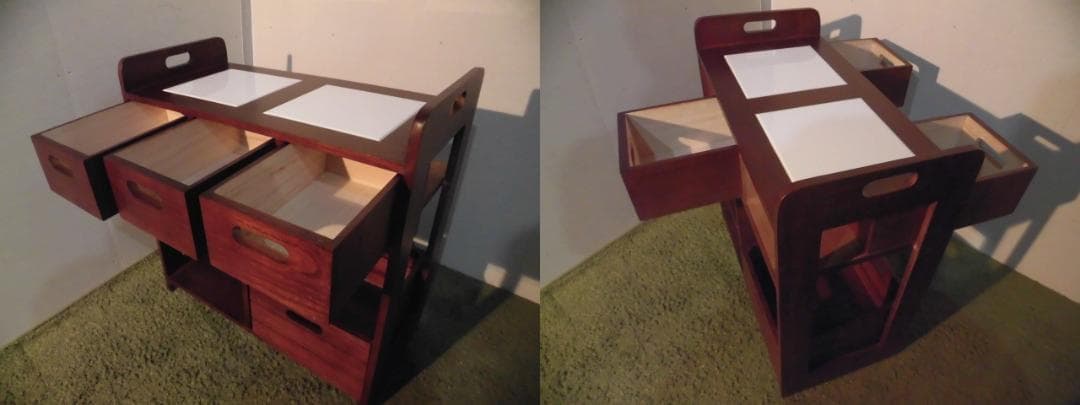 送料無料/アウトレット【限定品/新品/送料無料】天然木キッチンワゴンカウンター