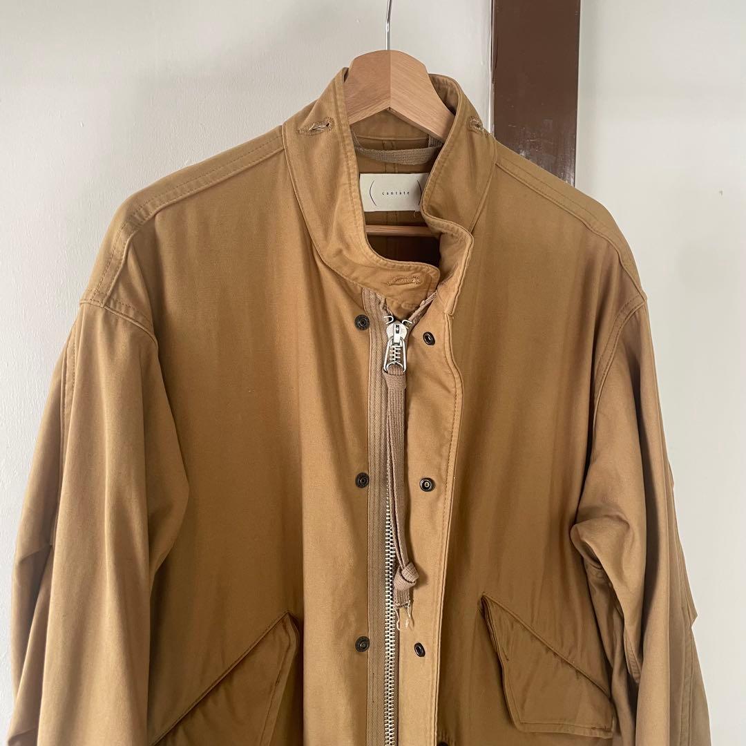 ジャケット・アウター cantate Fish Tail Coat-Stand Collar M-51