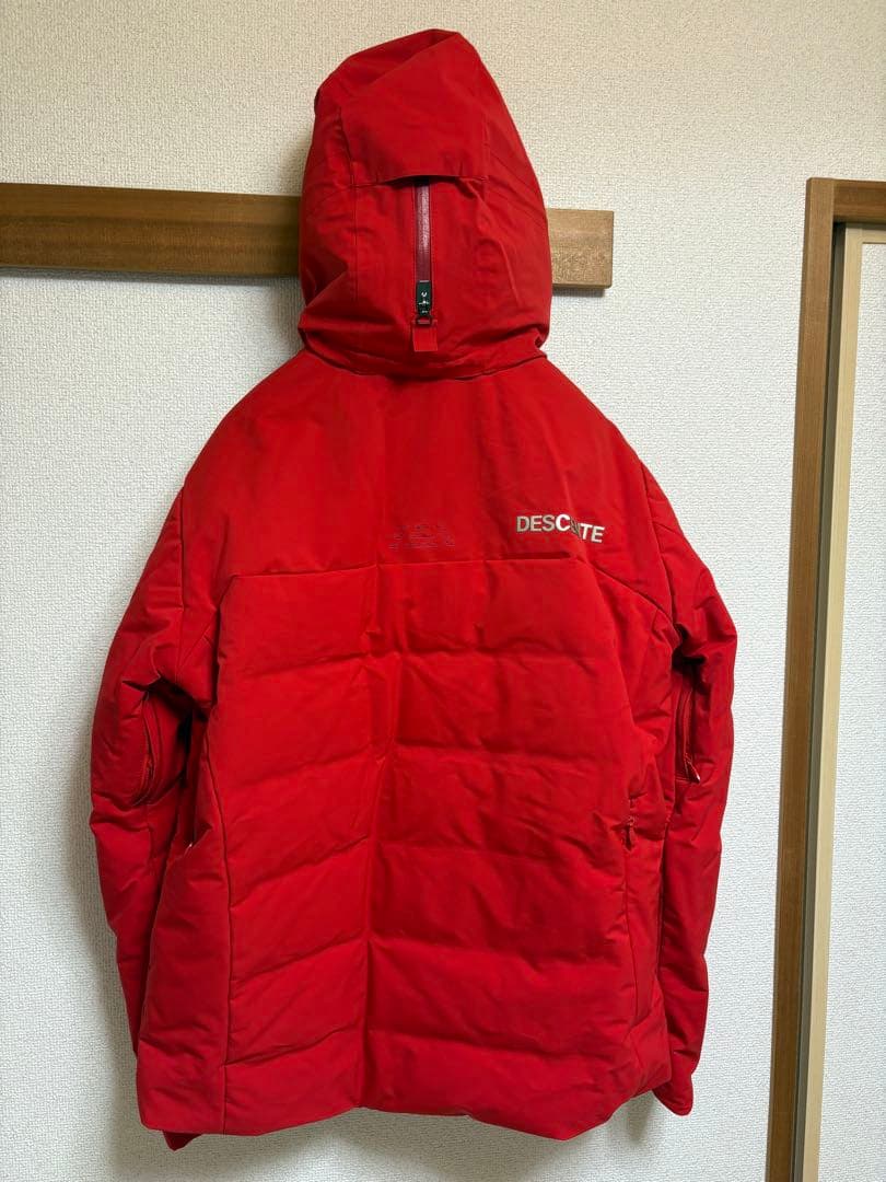 DESCENTE ダウンジャケット L レッド
