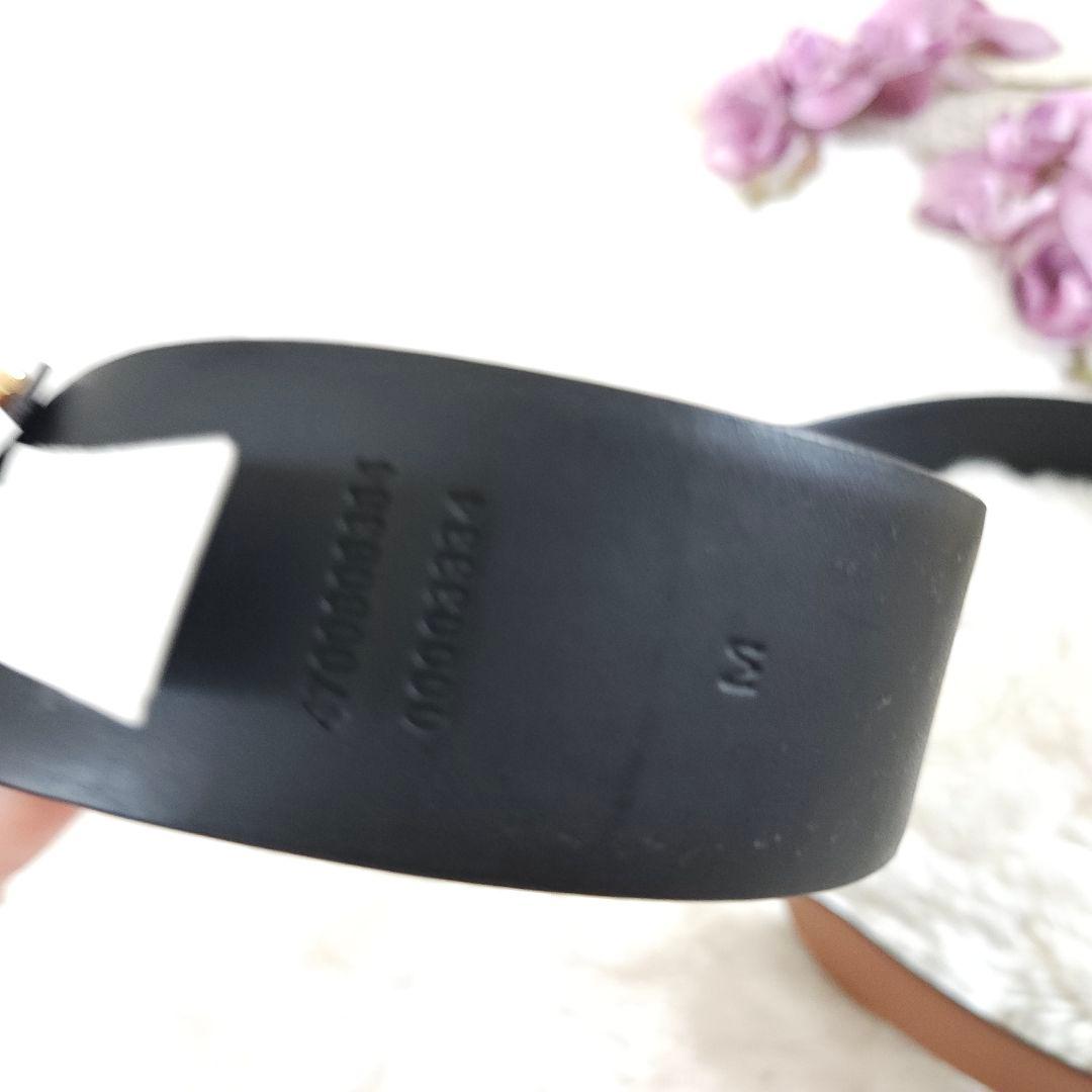 新品 LAUREN RALPH LAUREN ゴールドバックル 牛革ベルト