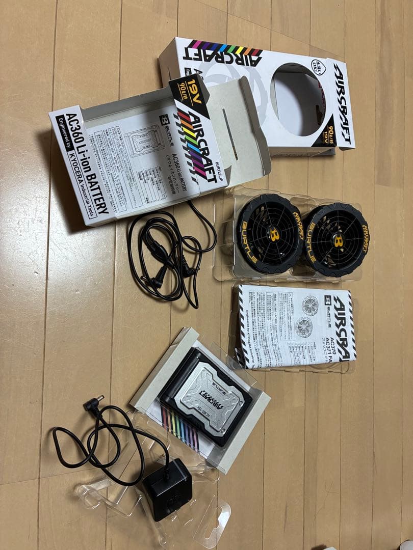 美品 バートル空調服セット 19ボルト