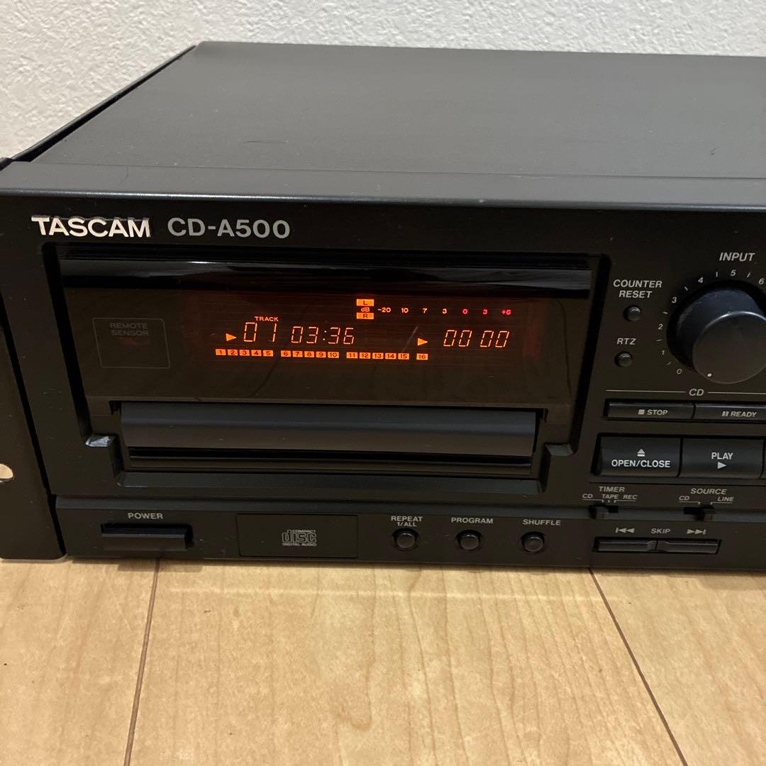 希少　動作品！TASCAM CD カセットデッキ　CD-A500