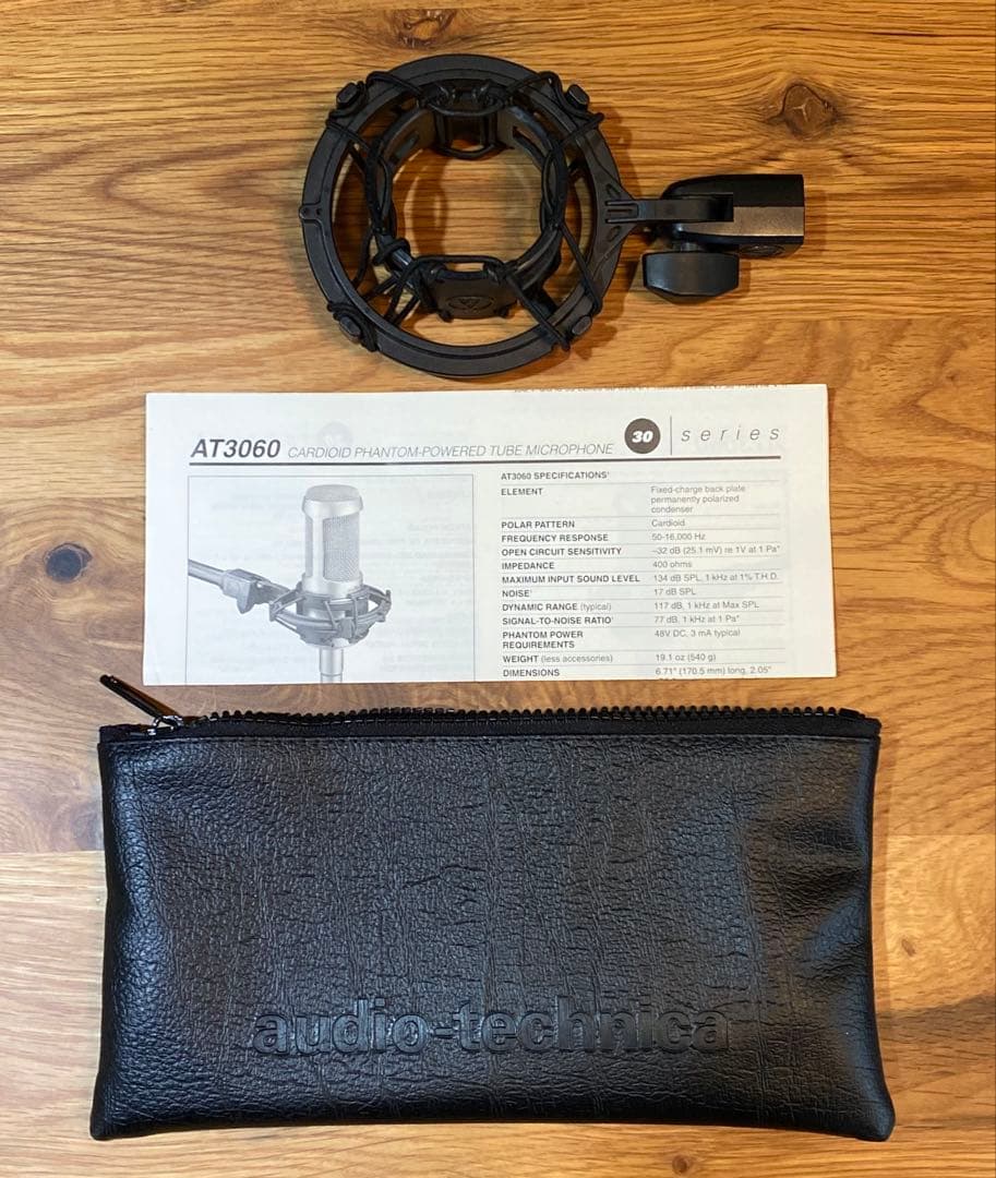 希少品 audio-technica AT3060 真空管コンデンサーマイク