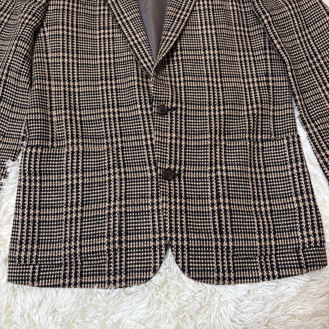 イッセイミヤケ 80s 筆タグ テーラードジャケット ツイード ヴィンテージ M