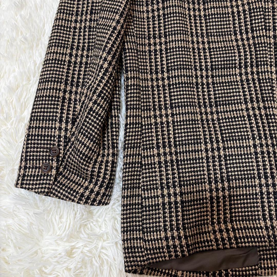 イッセイミヤケ 80s 筆タグ テーラードジャケット ツイード ヴィンテージ M