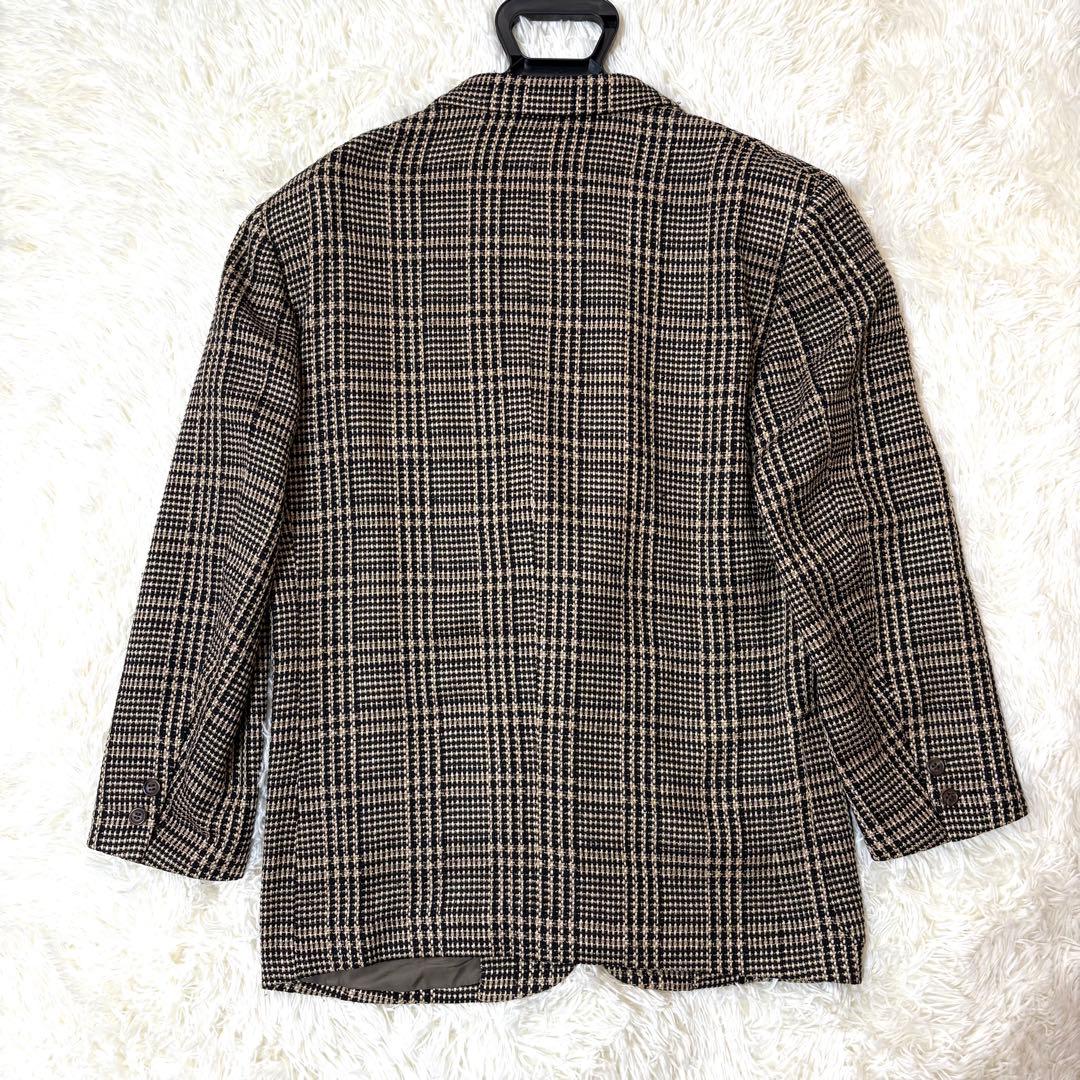 イッセイミヤケ 80s 筆タグ テーラードジャケット ツイード ヴィンテージ M