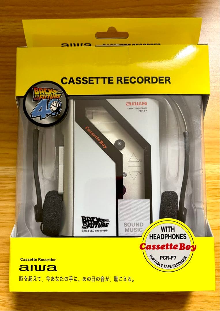 【新品未開封】バックトゥザフューチャー ポータブルカセットプレーヤー ドンキ