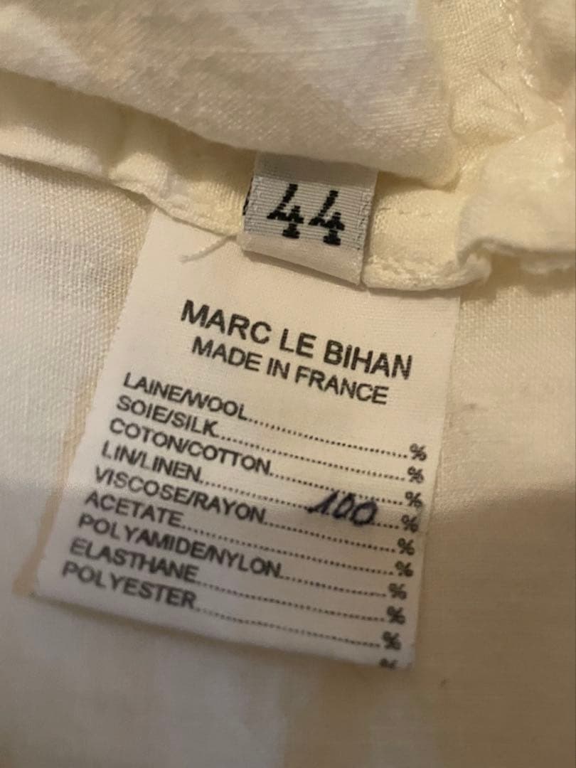 Marc Le Bihan マルクルビアン　白リネンパンツ