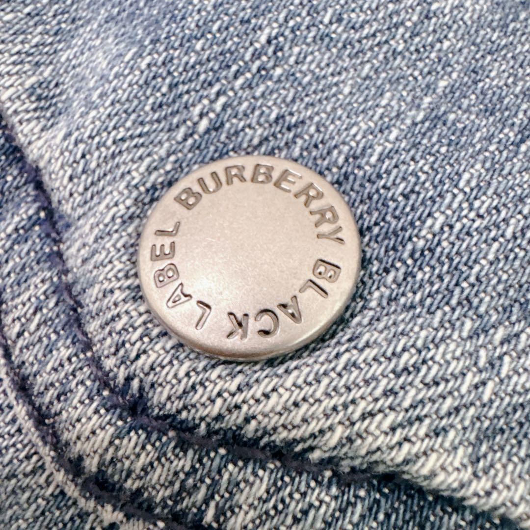 BURBERRY BLACK LABEL デニムジャケット　ノバチェック