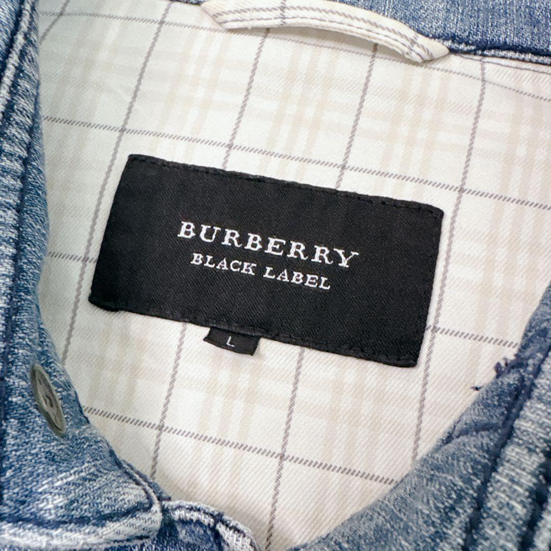 BURBERRY BLACK LABEL デニムジャケット　ノバチェック