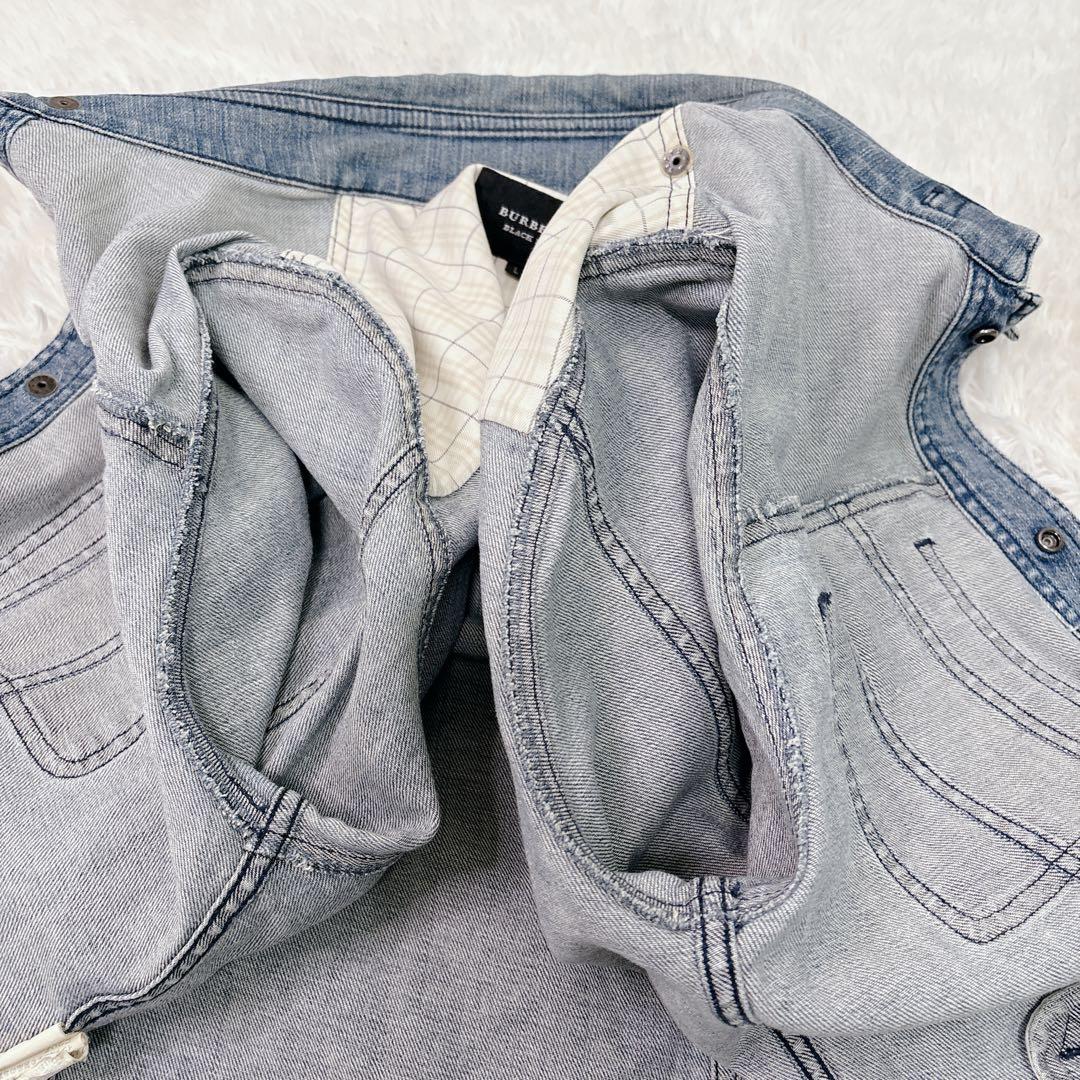 BURBERRY BLACK LABEL デニムジャケット　ノバチェック