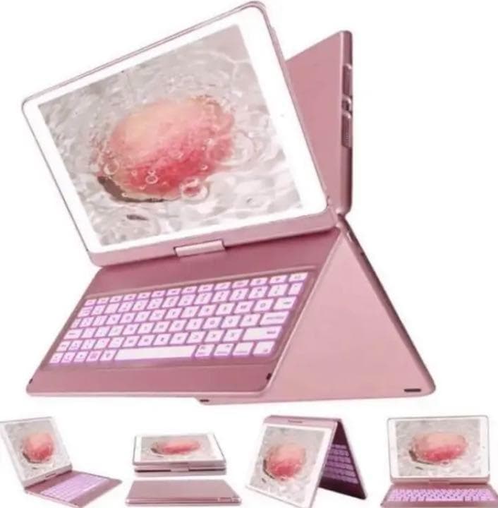 iPadが瞬時にエレガントなMacBook仕様に早替り♪❤ケース＆キーボード