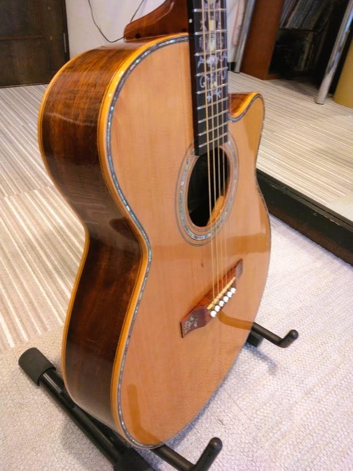 サ*ノ様 サムズ工房インレイカッタウエイギター　オール単板