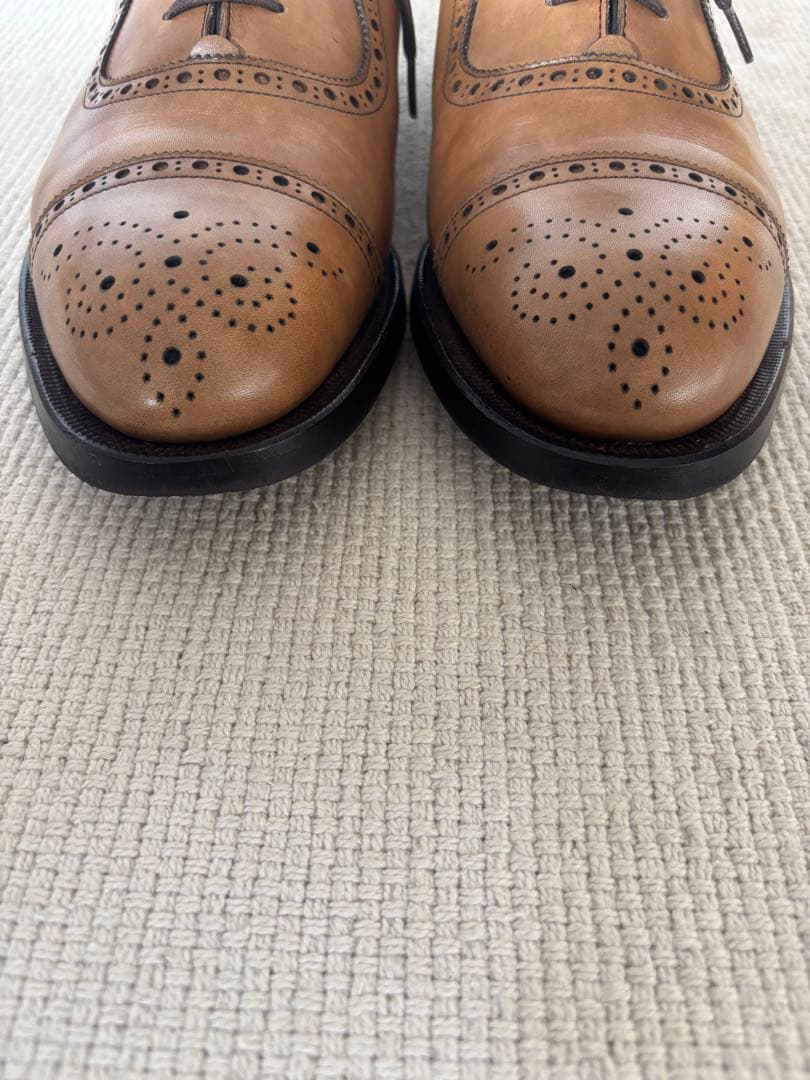 ☆極美品箱付☆ SHETLANDFOX コベントリー　セミブローグ