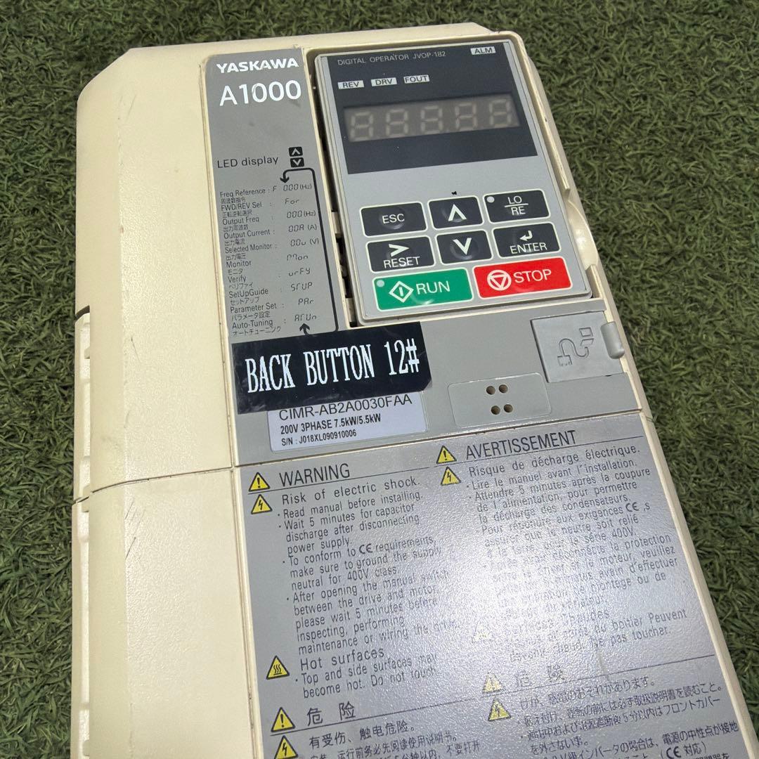 安川 CIMR-AB2A0030FAA コンバータ 5.5/7.5KW