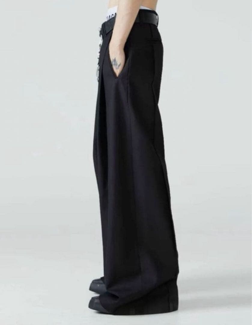 FRKM SCD 24ss wide-leg pants Lサイズ