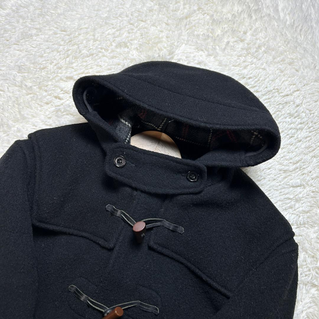美品✨グローバーオール ダッフルコート ロング丈 チェック柄 トグル L相当