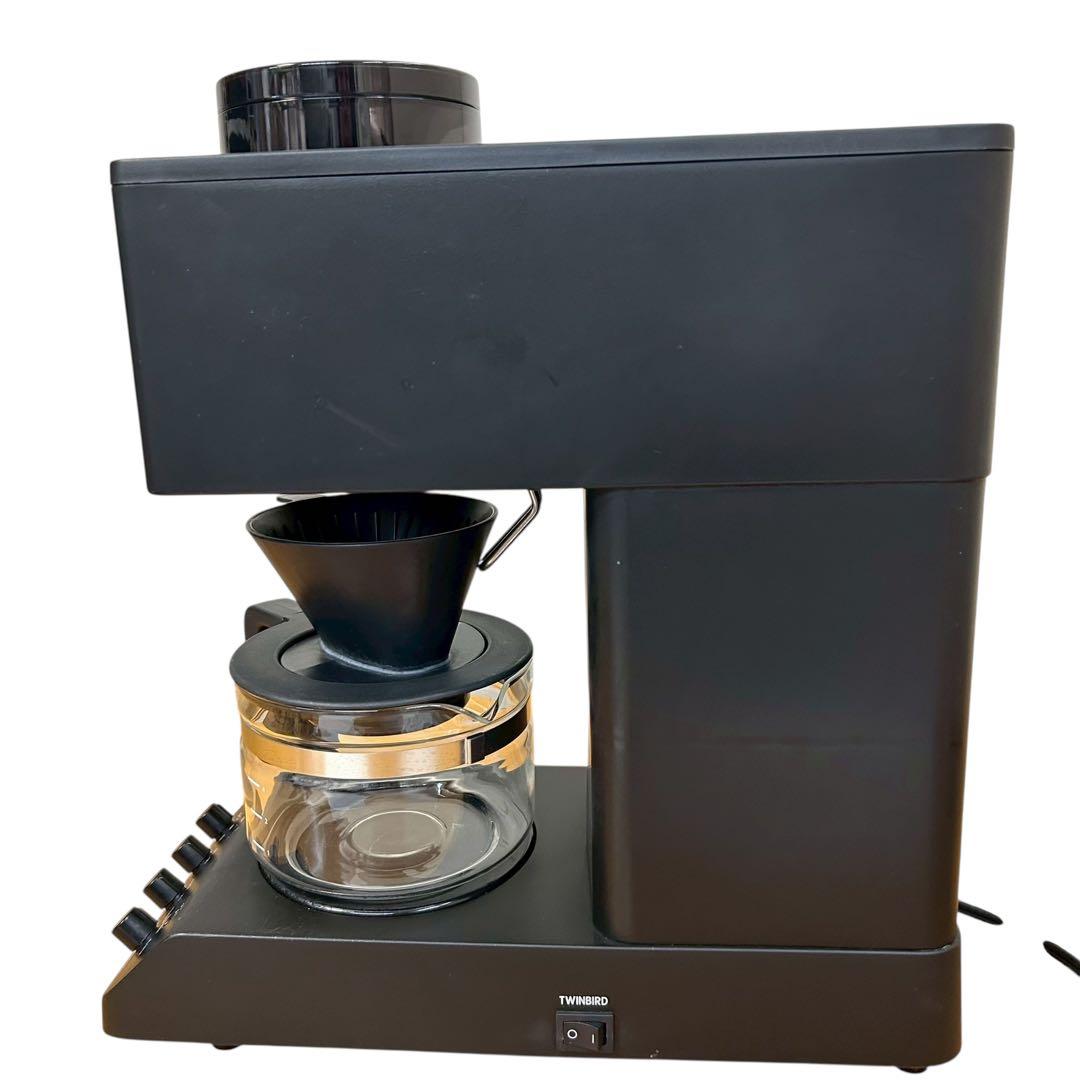 ①【2021年製】ツインバード 全自動コーヒーメーカー 3杯用 CM-D457B