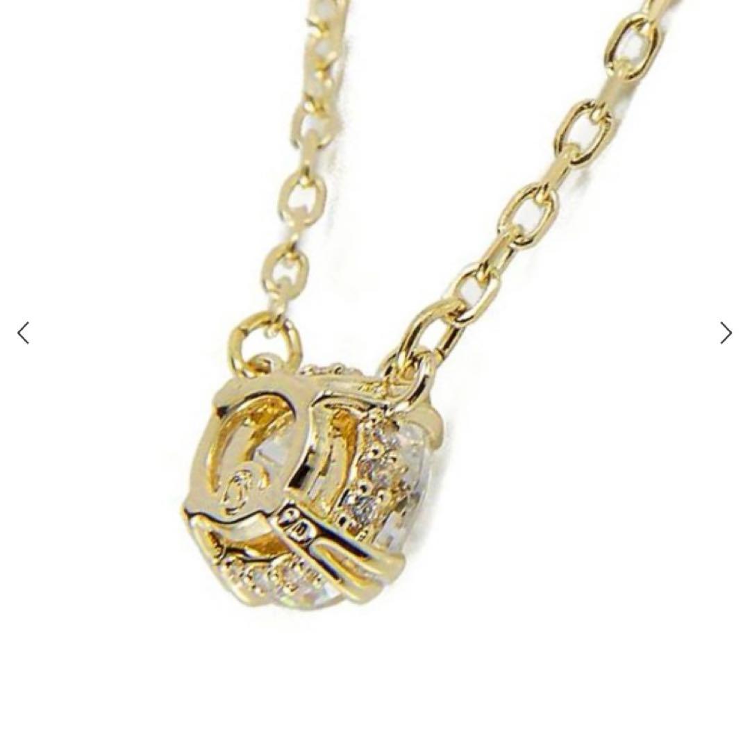 スワロフスキー SWAROVSKI 一粒ネックレス ボックス 保証書付き