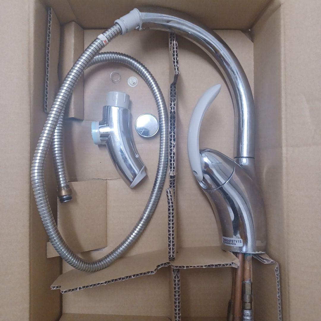 TOTO スイッチ式蛇口用浄水器TOTO 台付シングル混合水栓TKN34PBTN