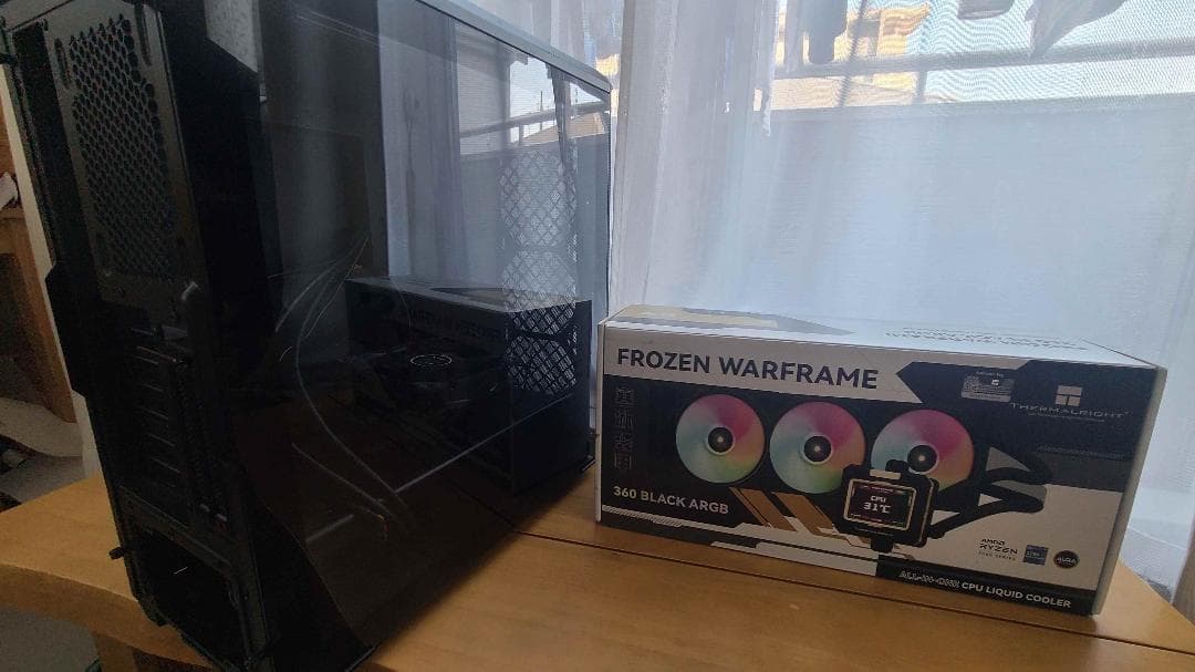 XPG DEFENDER 水冷式CPUクーラー フロントメッシュ PCケース