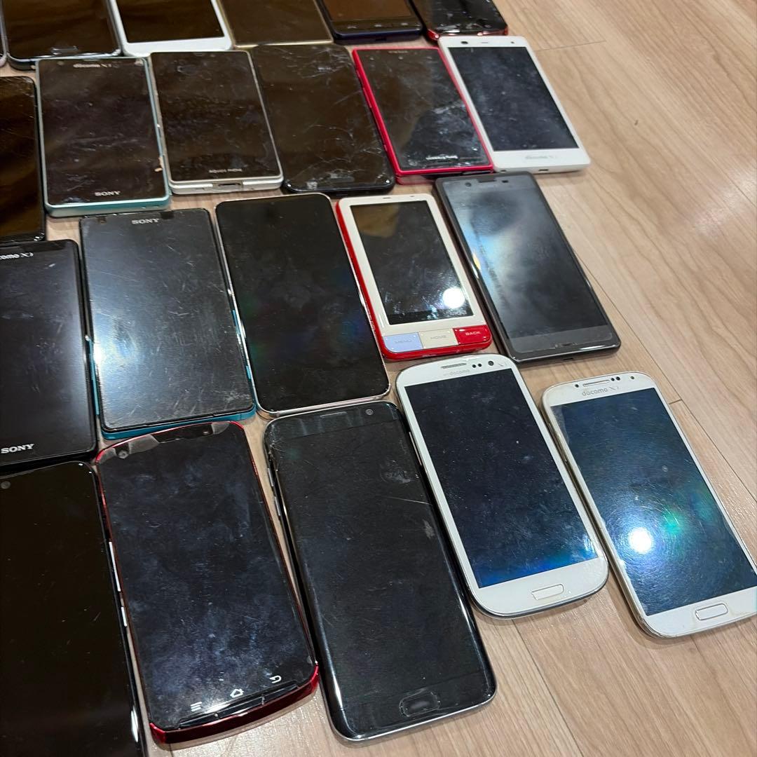 スマートフォン　アンドロイド　まとめ売り　ジャンク　部品取り　38台