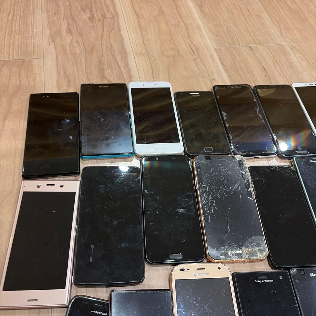 スマートフォン　アンドロイド　まとめ売り　ジャンク　部品取り　38台
