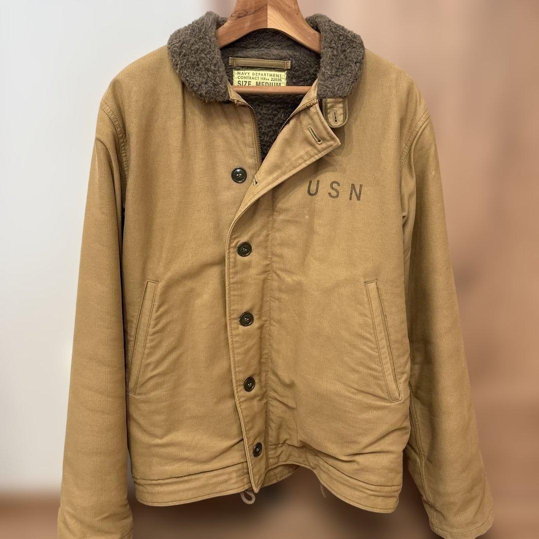 バズリクソンズ　USN N-1デッキジャケット サイズM
