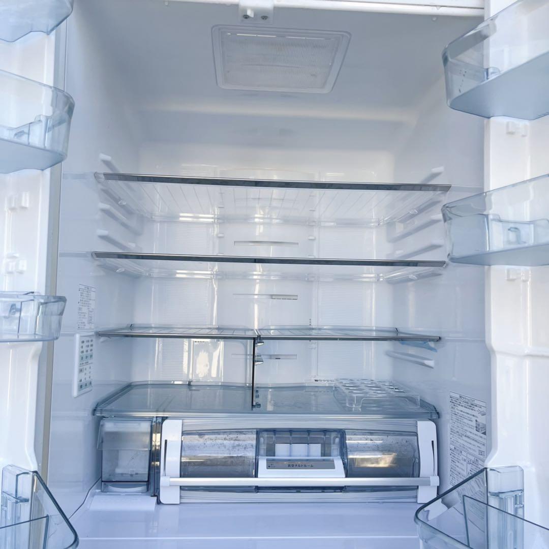 取付無料！日立真空チルド搭載自動製氷付きおしゃれホワイト6ドア冷蔵庫！洗濯機