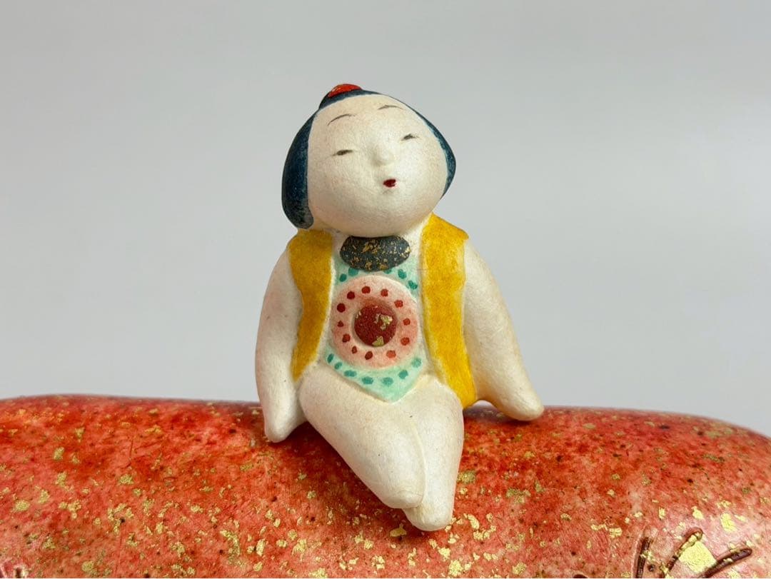 紺谷力　彩塑人形　紺谷力