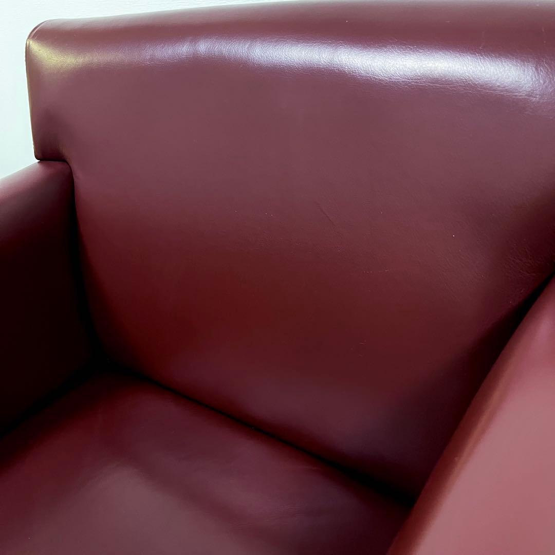 (け58)Cassina ixc. カッシーナイクスシー レザーアームチェア