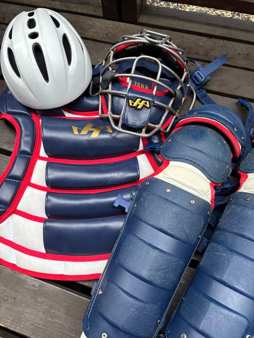 ハタケヤマ　キャッチャー用プロテクターセット　少年軟式　侍ジャパン