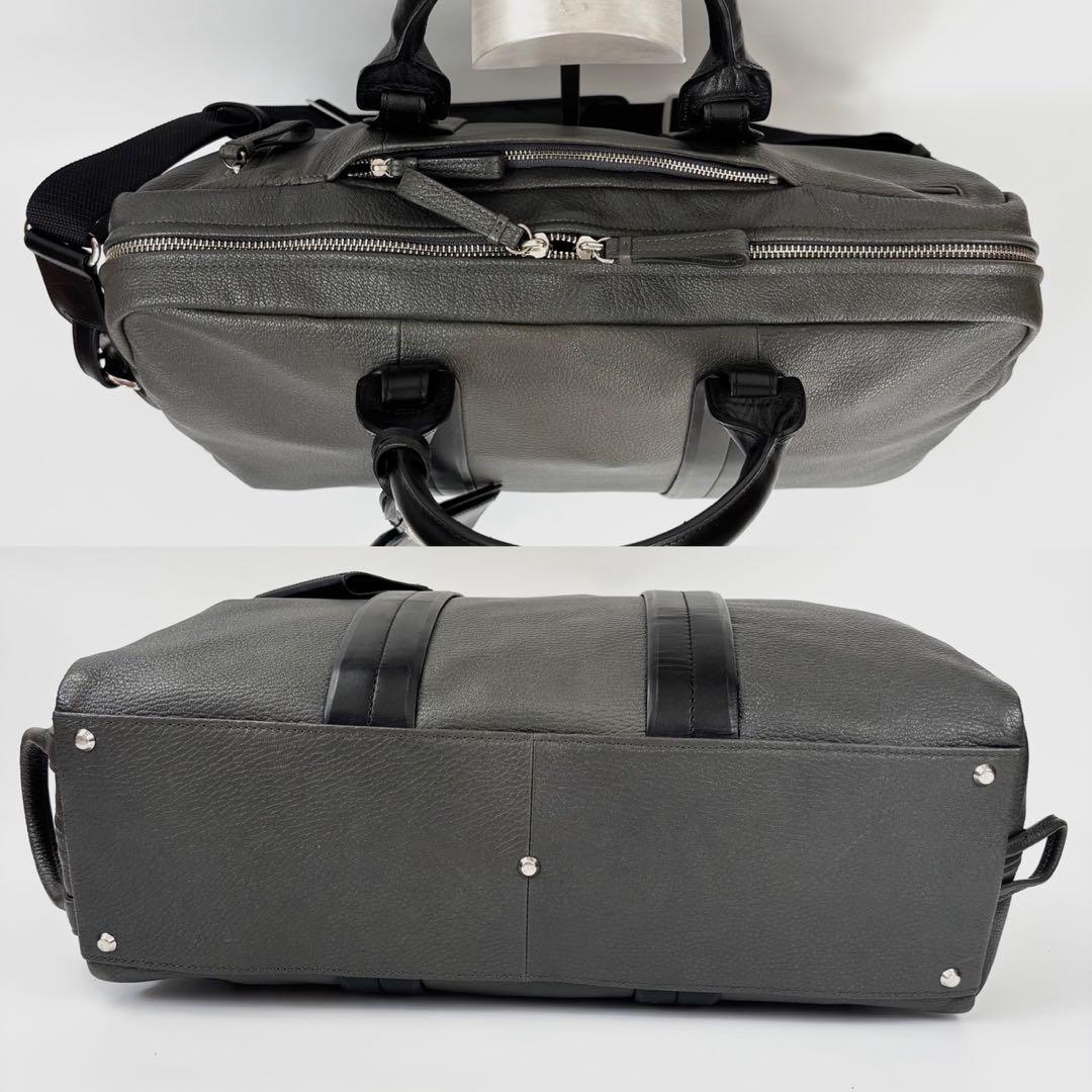 美品 ガレリアント CINTURA 2WAY オールレザー ボストンバッグ