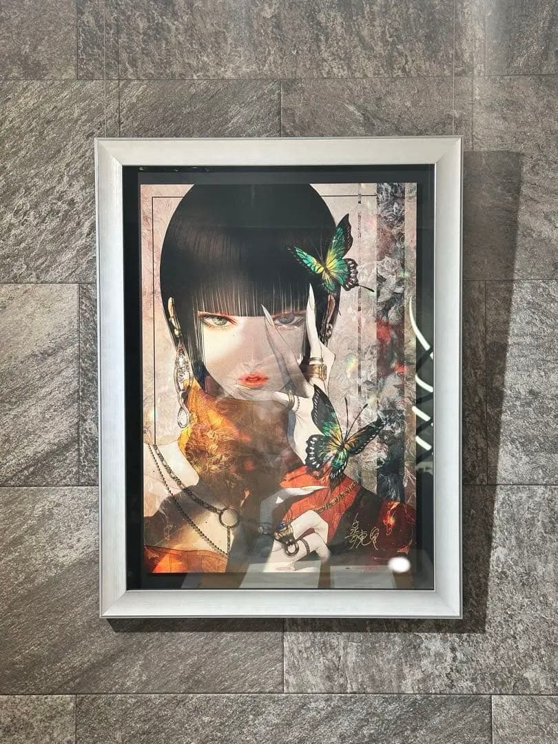 皐月恵 版画 スワローテイルバタフライSWALLOWTAIL BUTTERFLY