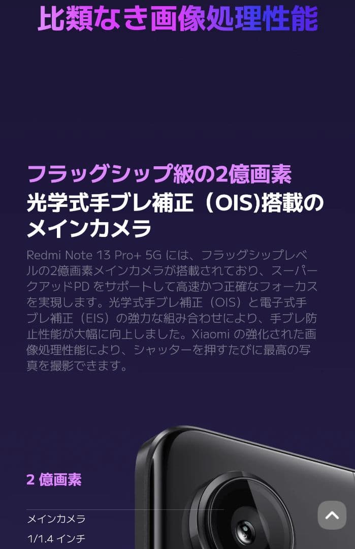 【完全未使用品！！】Redmi Note 13 Pro+ 5G ホワイト