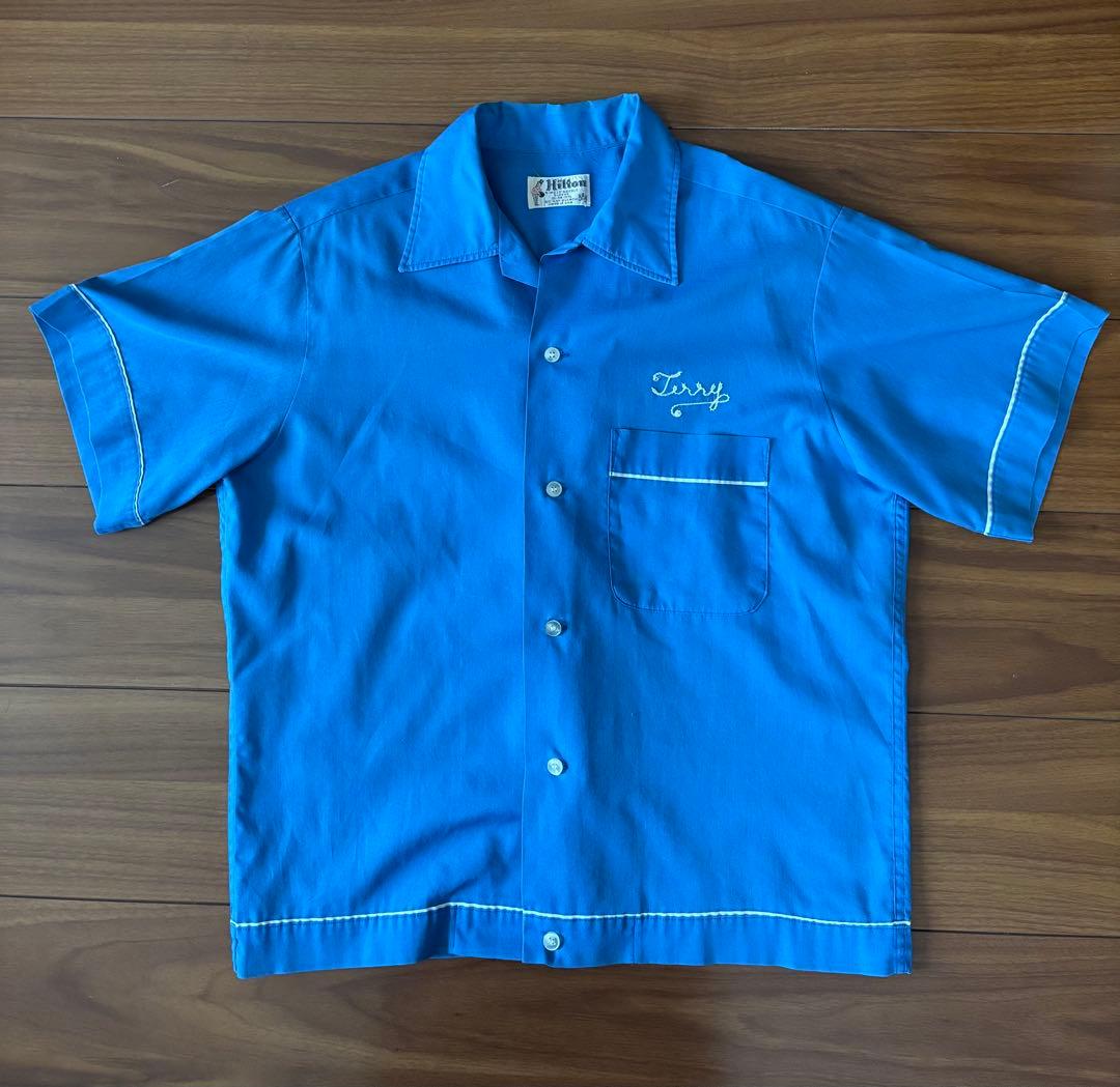 【Vintage】Hilton 60.70s ボーリングシャツ