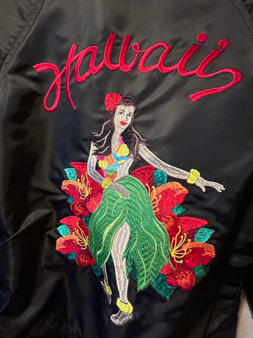 アルファインダストリーズ　限定フラガールスカジャン(美品)